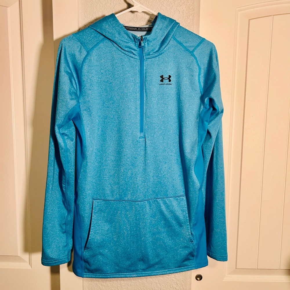 Under Armour Light Blue Pullover Hoodie YXL